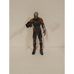 Metal Gear Solid Gray Fox Cyborg Ninja Action Figure Orange Blue Silver 7 Inch